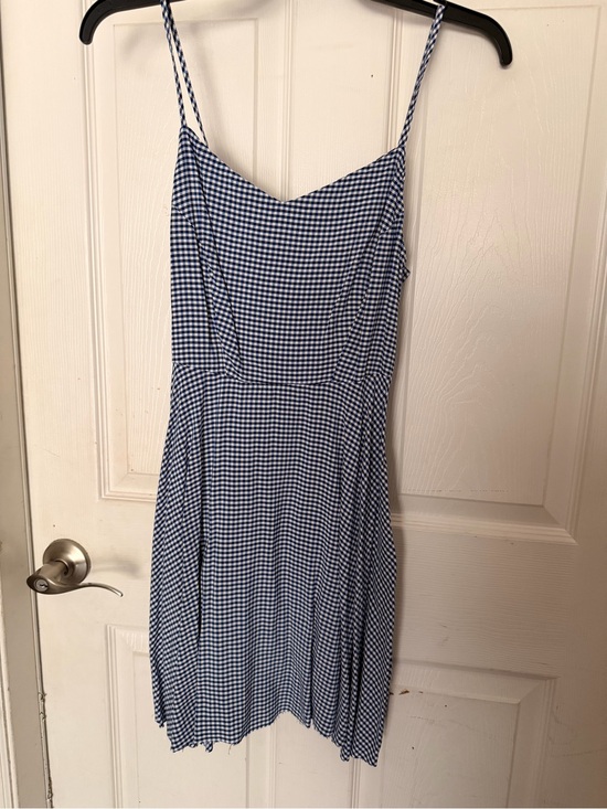 Old Navy Dresses & Skirts - Old Navy Blue Gingham Spaghetti-Strap Sundress